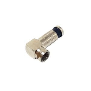 electroon Sıkmalı L Tipi F Konnektör - 1Adet