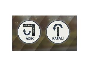 Park Tel Oto Cam Telefon Numaratörü - Açılır-Kapanır