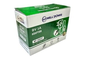 WellPower DC 9Volt 1Amper Adaptör 5.5x2.5mm Jak Fişli