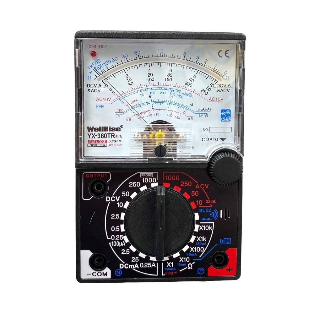 WellHise YX360 TREB Analog Multimetre Ölçü Aleti