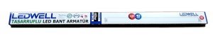 Ledwell 40Watt Beyaz Led Bant Armatür 120cm 220Volt