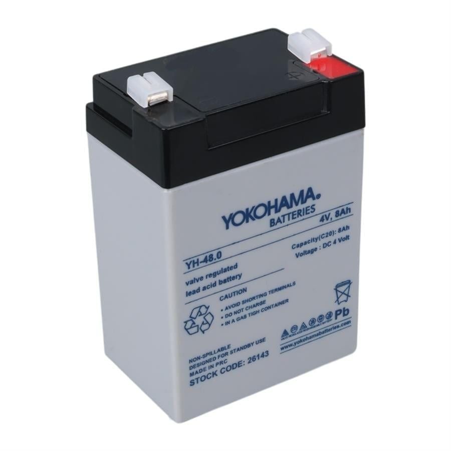 Yokohama YH-48.0 4Volt - 8Amper Akü (68x45x95 mm)