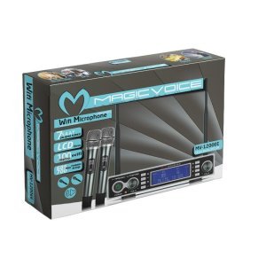 Magicvoice MV-1200EE Çift Tunerli Kablosuz 2 El Telsiz UHF Mikrofon