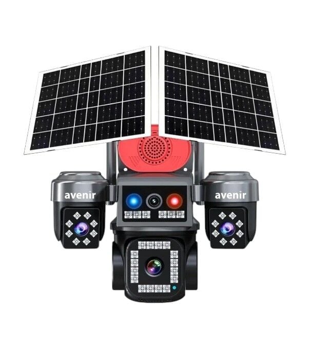 Avenir AV-S445 8MP 4 Kameralı Solar PTZ 4G Sim Kartlı Kamera