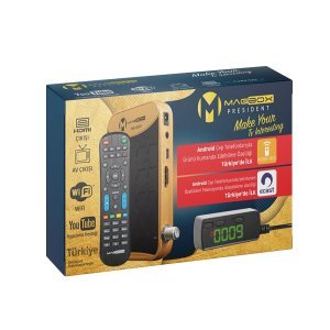 Magbox President TKGS'li Mini Full HD Uydu Alıcısı