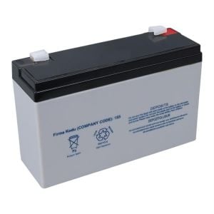 Yokohama YH-612 6Volt - 12Amper Akü 6V 12A (150x50x94mm)