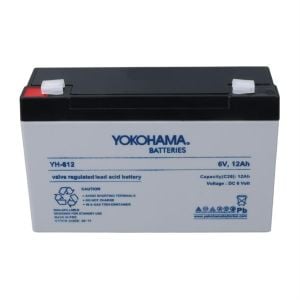 Yokohama YH-612 6Volt - 12Amper Akü 6V 12A (150x50x94mm)