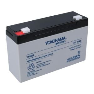 Yokohama YH-612 6Volt - 12Amper Akü 6V 12A (150x50x94mm)