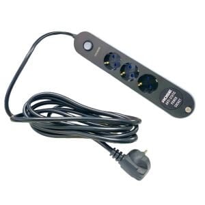 Rose GR-300 3'lü 5Metre Kablolu Akım Korumalı Grup Priz