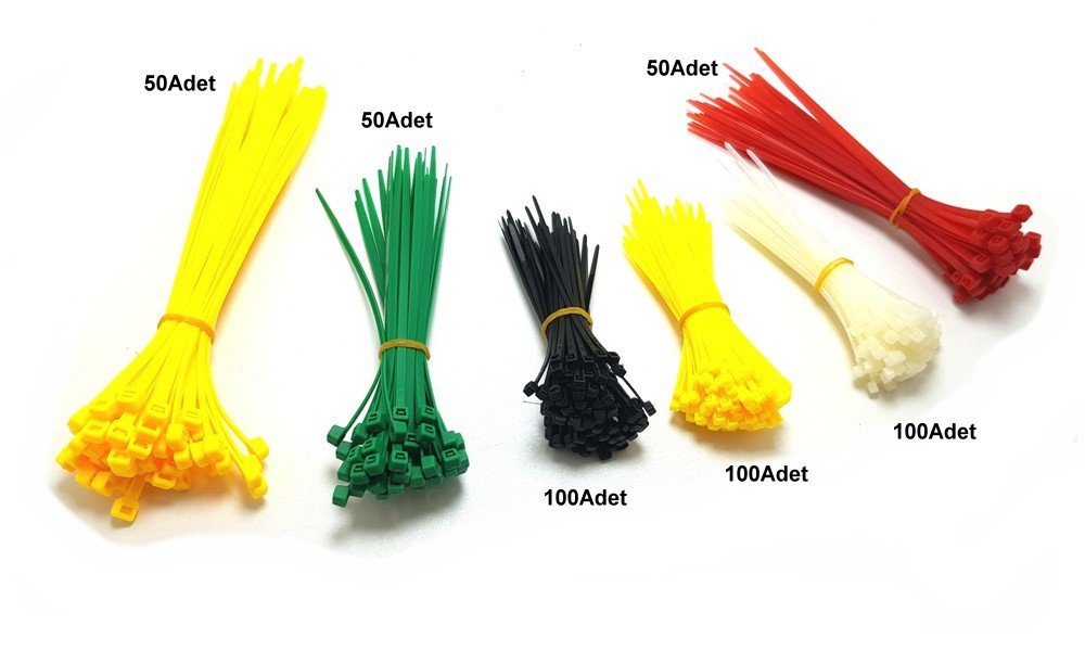 Powermaster Renkli Kablo Bağı Kavanozlu 450Adet