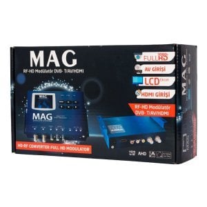 Mag HD-RF Converter Full HD Modulatör HDMI-CVBS DVB-T Encoder