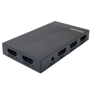 PHILIPS SWV9023B/93 4K 1x4 HDMI Splitter 1 Giriş-4 Çıkış Ultra HD Görüntü Dağıtıcı