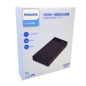 PHILIPS SWV9023B/93 4K 1x4 HDMI Splitter 1 Giriş-4 Çıkış Ultra HD Görüntü Dağıtıcı
