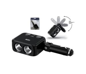 Olesson 1655 Type-C + Usb 100Watt 2x Çakmak Girişli Oto Çakmak Çoklayıcı