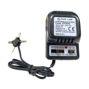 ForLine AT500 3-12 Volt 500mA Ayarlı Çok Uçlu Adaptör
