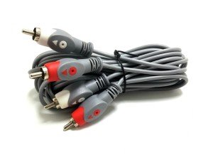 SLine 2RCA 2RCA Kablo 3Metre Silver