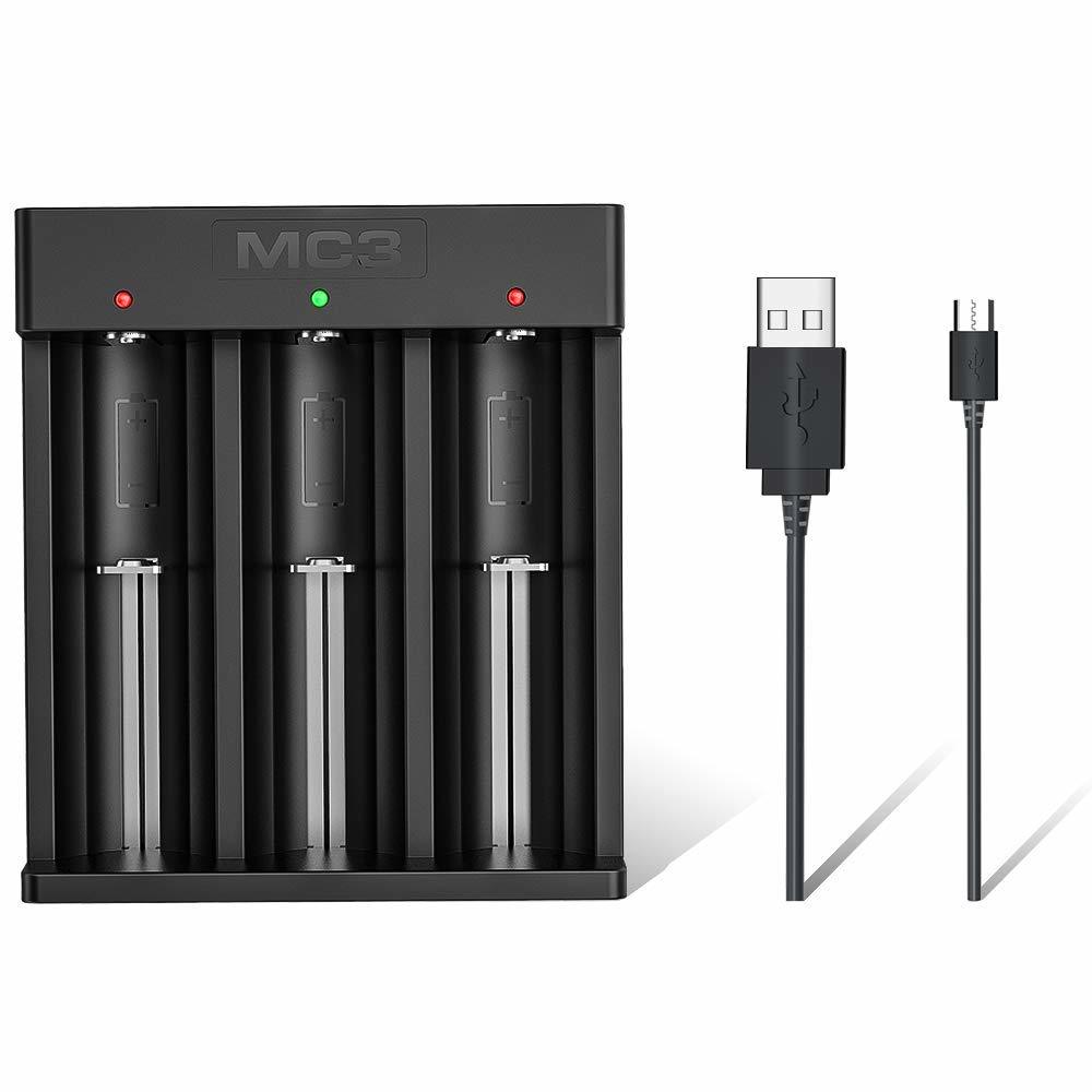 XTAR MC3 Vtc5 VTC6 18650 3LÜ Li-ionPil Şarj Cihazı