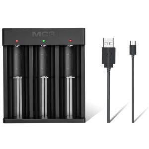 XTAR MC3 Vtc5 VTC6 18650 3LÜ Li-ionPil Şarj Cihazı