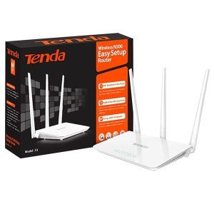Tenda F3 4Port 300Mbps 3 Antenli Access Point Router