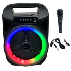 Hepu Hp-948 Taşınabilir Şarjlı Bluetooth Parti Hoparlörü 8 Inc