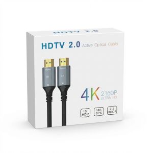 Sline 75Metre 4K 60Hz Fiber Optik HDMI Kablo