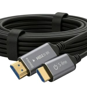 Sline 8K V2.1 Fiber Optik HDMI Kablo - 15Metre 7680x4320P