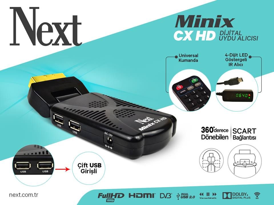 Next Minix HD CX Uydu Alıcısı