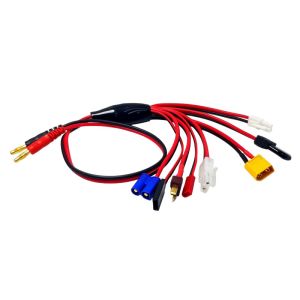 PowerMaster PM-24266 HTRC 8in1 Lipo Batarya Banana Şarj Kablo Seti