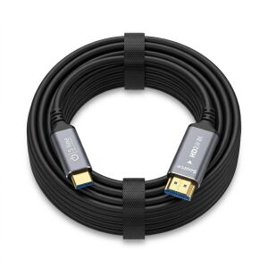 Sline 8K v2.1 Fiber Optik HDMI Kablo - 10Metre 7680x4320P