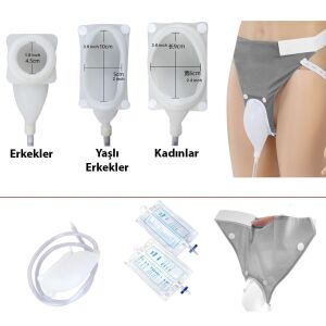 Sunup SN-29978 Kadınlar İçin Silikon Külotlu İdrar Toplayıcı