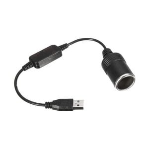 Powermaster USB 2.0 5V 2A To 12V 800mA Dişi Çakmak Çevirici