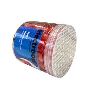 electroon Kırmızı CAT6 EZRJ45 Açık Uçlu Soket 8P/8C - 100Adet