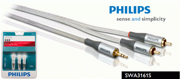 PHILIPS SWA3161S/10 Stereo Y Kablo