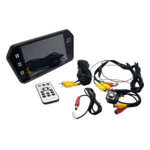Rose MR-11 Dikiz Aynası LCD Monitör +Geri Görüş Kamerası Set