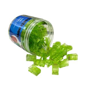 electroon Yeşil CAT6 EZRJ45 Açık Uçlu Soket 8P/8C - 100Adet