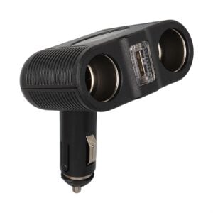 Olesson 1646 Tek USB Girişli 100Watt 2x Çakmak Girişli Çakmak Çoklayıcı