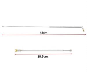 electroon Teleskopik Çubuk Anten 18.5cm
