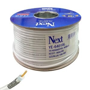 Next YE-6401AL RG6U6 Anten Kablosu 64Tel - 100Metre