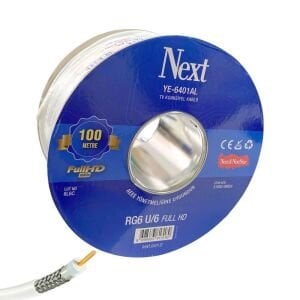 Next YE-6401AL RG6U6 Anten Kablosu 64Tel - 100Metre