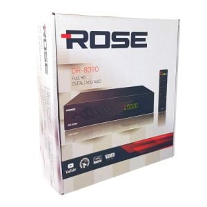 Rose FULL HD Dijital Uydu Alıcısı Kasalı Uydu DR-8090 Scart+Hdmi Çıkış