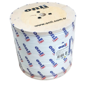 Onli RG6U6 112Tel 1.02 (CCS/AL) Anten Kablosu 500mt / Beyaz