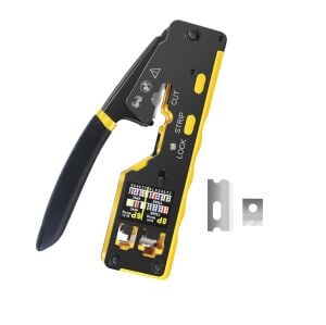 electroon Cat5/Cat6/CAT7 RJ45-RJ11  EZ-RJ45 Sıkma Pensesi Yedek Bıçaklı