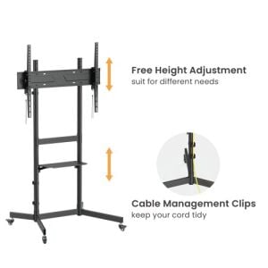 Vontech V1044VE 55-100'' Tekerlekli Ayaklı Lcd-Led TV Standı