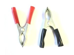 Electroon Akü Maşası Orta Boy 7cm Kırmızı-Siyah 2 Adet