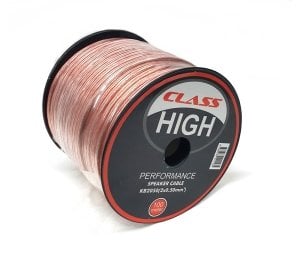 Class 2x0,50mm Hoparlör Kablosu 100Metre Şeffaf