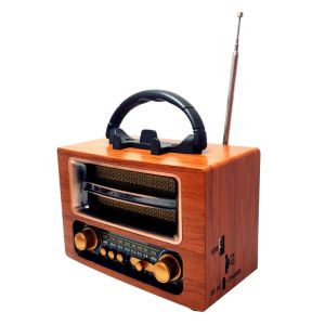 Torima Ns-02 Wooden Nostajik Radyo Bluetooth Hoparlör