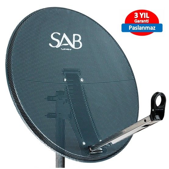 SAB 65cm Ofset Delikli Çanak Anten Antrasit