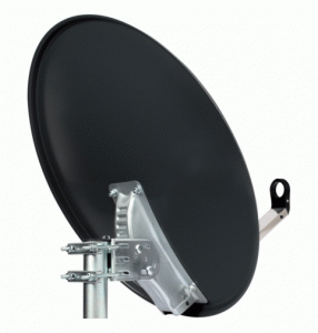 SAB 65cm Ofset Çanak Anten Antrasit