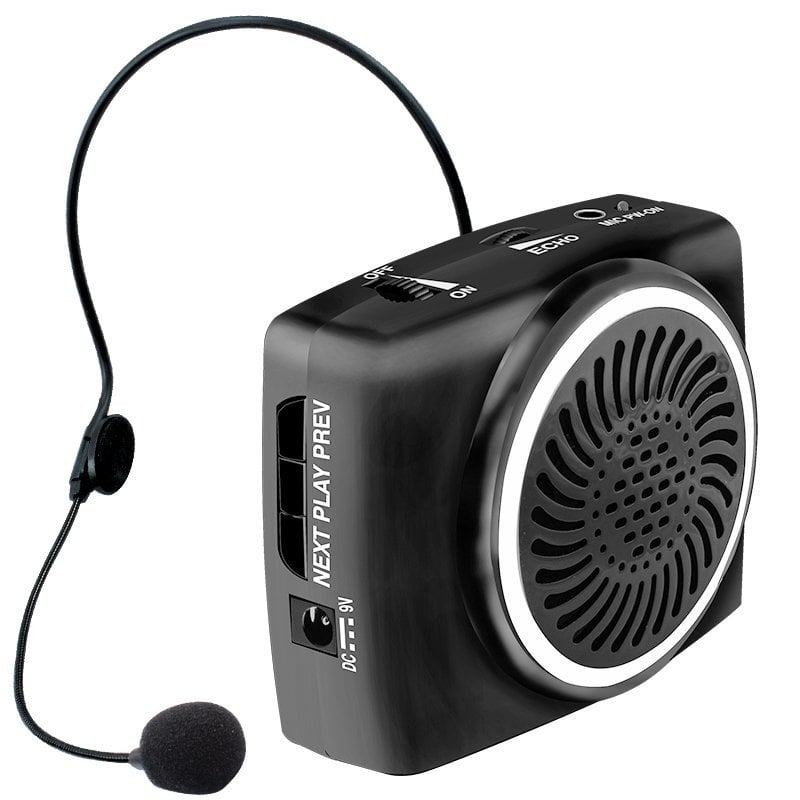 Magicvoice USB'Li Taşınabilir Mini Rehber Amfisi Kablolu HeadSet Mikrofonlu