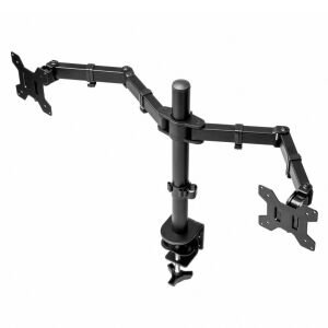 Sline M052 13-37'' Hareketli Çift Kollu Masa Üstü Monitör Standı